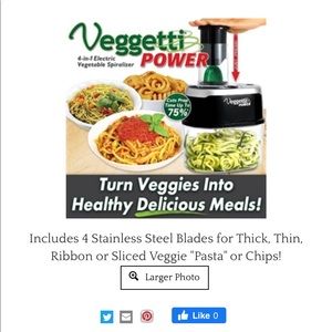 Veggetti Power As Seen on TV